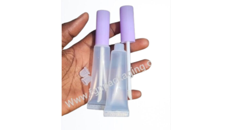 12pcs of 10ml lip gloss tube with wand